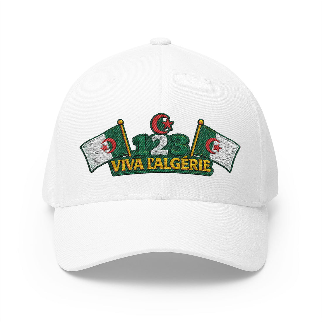 Casquette Algérie Brodée | 1,2,3 Viva L'Algérie