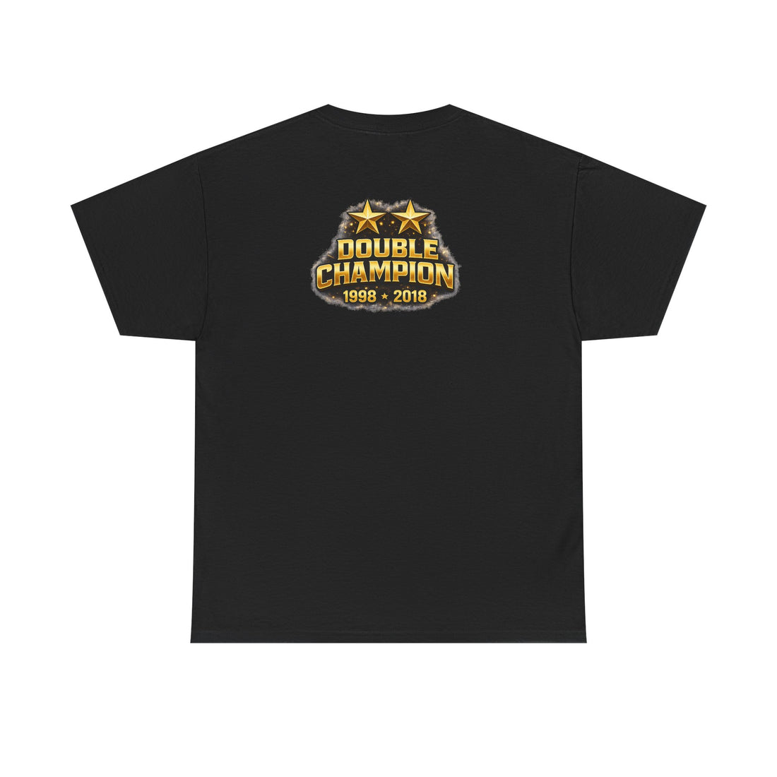 T-Shirt Double Champion France | 1998 2018 | Coq Tricolore | Supporter Français