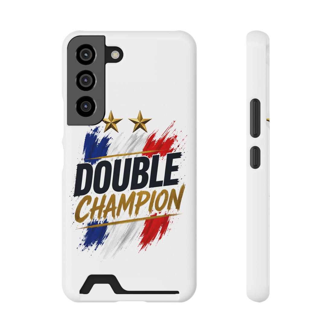 Coque Double Champion avec porte-cartes 🇫🇷