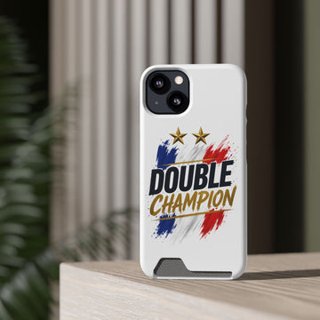 Coque Double Champion avec porte-cartes 🇫🇷