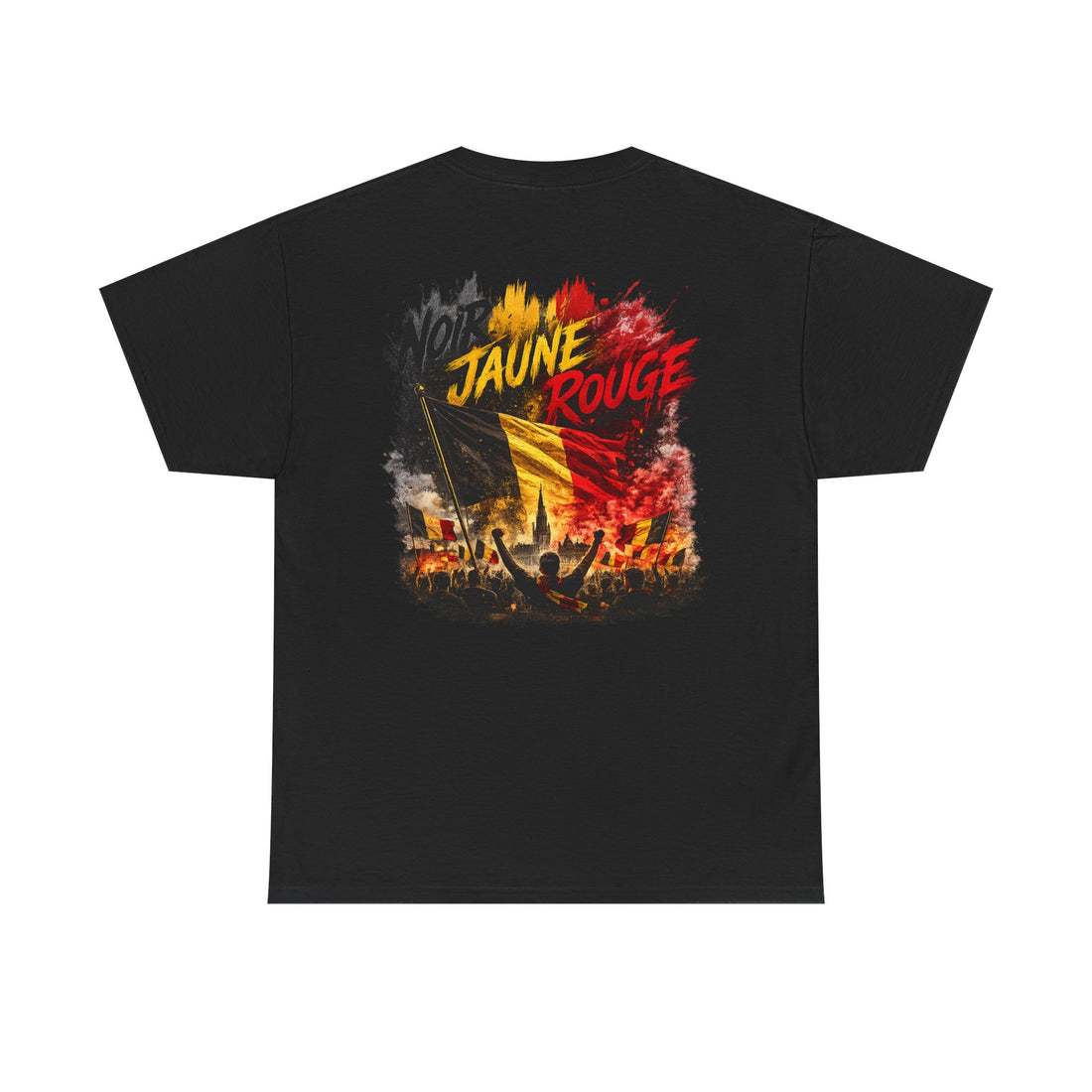 T-Shirt | Belgique | Les Diables | Noir Jaune Rouge