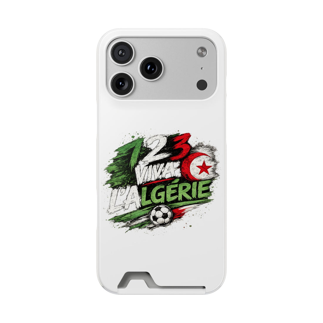 Coque Viva L'Algérie avec porte-cartes 🇩🇿