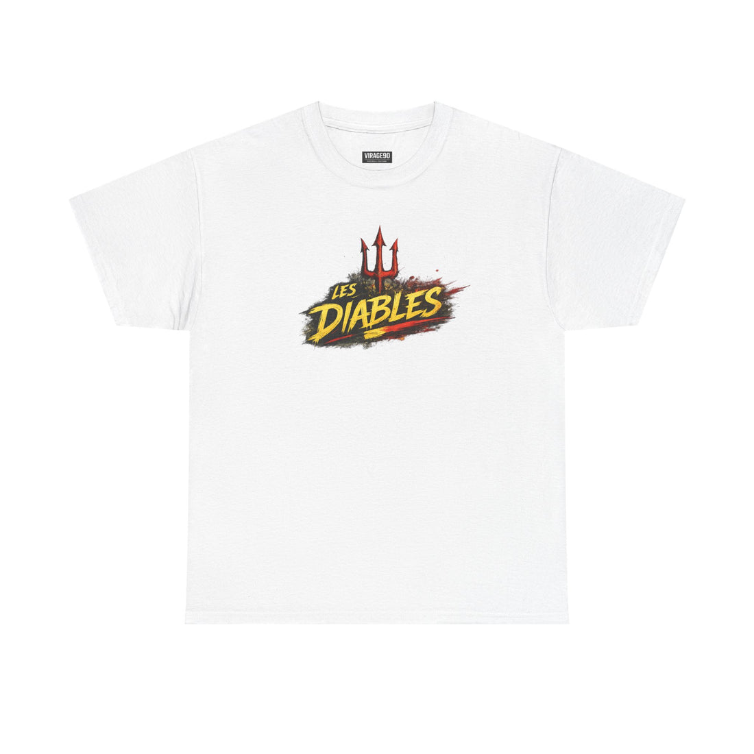 T-Shirt Belgique | Les Diables | Noir Jaune Rouge