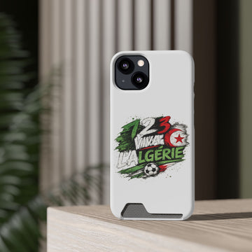 Coque Viva L'Algérie avec porte-cartes 🇩🇿