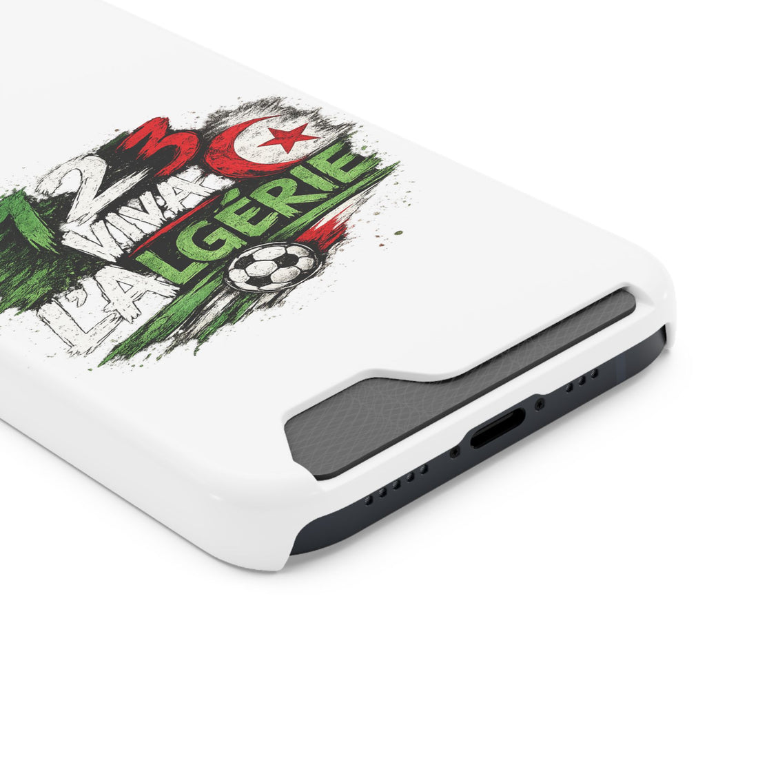 Coque Viva L'Algérie avec porte-cartes 🇩🇿